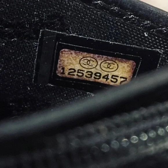 CHANEL Quilted Cambon Ligne Lambskin Leather Flap Wallet Black - Picture 10 of 16